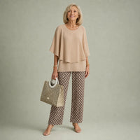 Beige Geometric