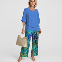Royal Blue Floral