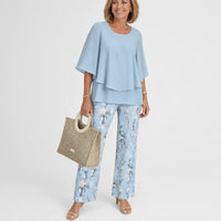 Sky Blue Floral