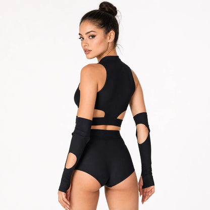 Women's Italian Fabric Booty Shorts | Comfortable Snug-Fit Casual Bottoms 1